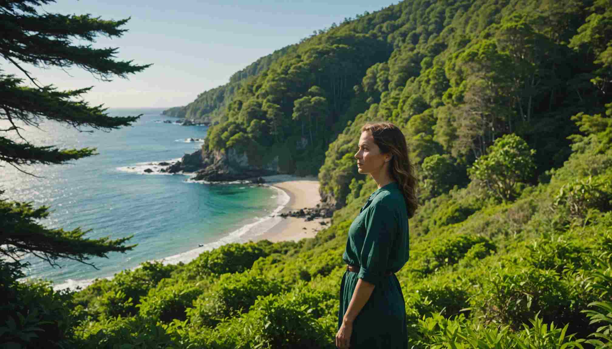 Beauté sauvage : l'harmonie des forêts et des océans