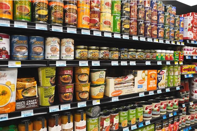 étiquettes alimentaires